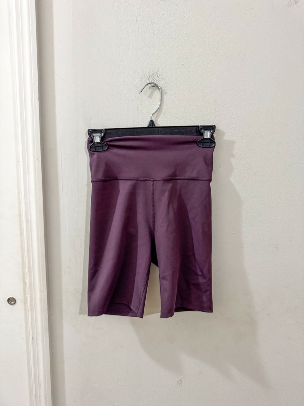 Harper Wilde High-Waist Purple Women’s Bike Shorts, size XS